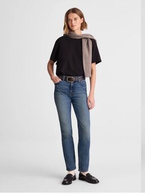 MADEWELL SIZE 27 The Jules Slim-Straight Jean NX992